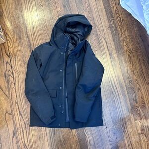 Uniqlo Men's Black Down Parka